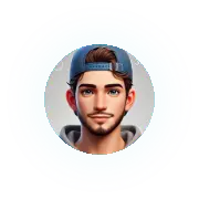 DALL·E 2025-01-31 18.51.36 - A 1_1 format 3D cartoon version of a young man with a cap worn backward, a goatee, and a casual sweatshirt. The cartoon style should be vibrant, reali